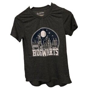 HARRY POTTER HOGWARTS GIRLS Gray Size XS T-Shirt